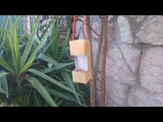 Bricolage Fêtes des Pères. Fabriquer un mangeoire pour les oiseaux