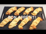 Recette pour enfant. Croissants au jambon et mozzarella