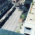 Taxi Catches Fire on Fifth Avenue in New York City