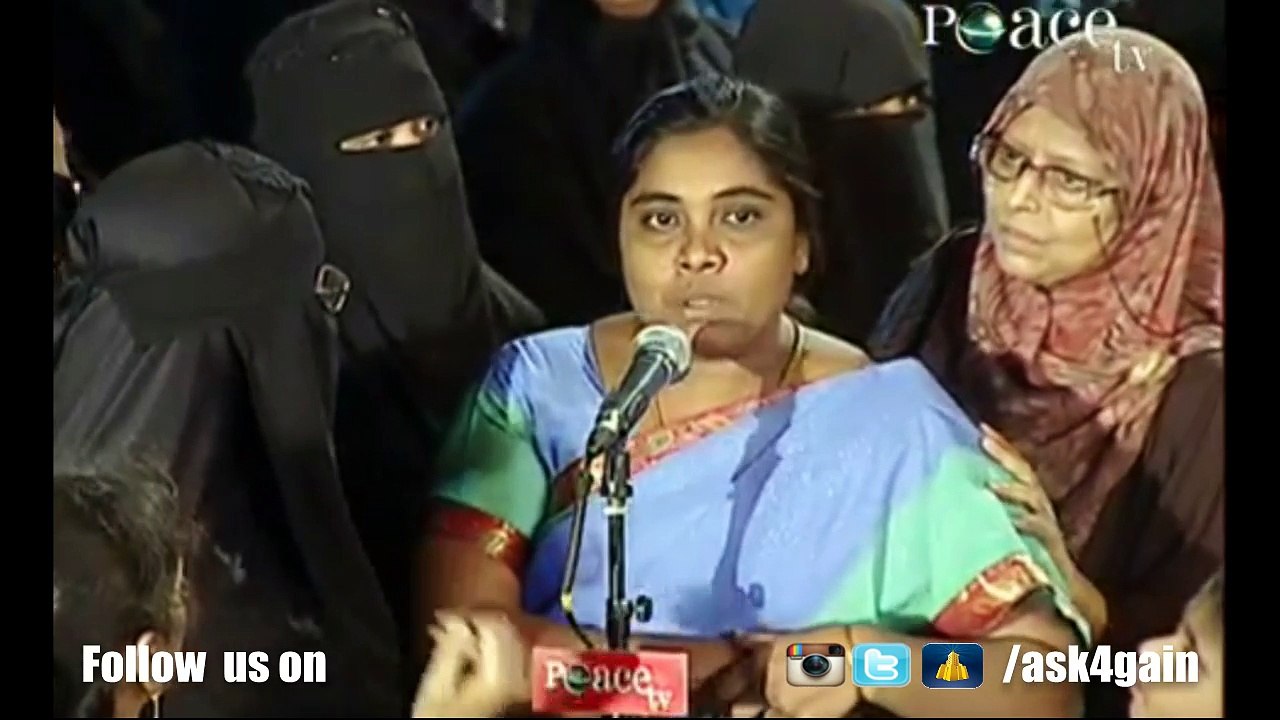 Dr.Zakir Naik - Hindu Sister Accept Islam On Live