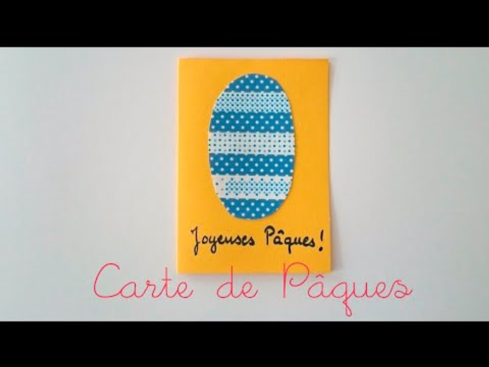 Bricolage de Pâques pour enfant. Préparer une carte de Pâques
