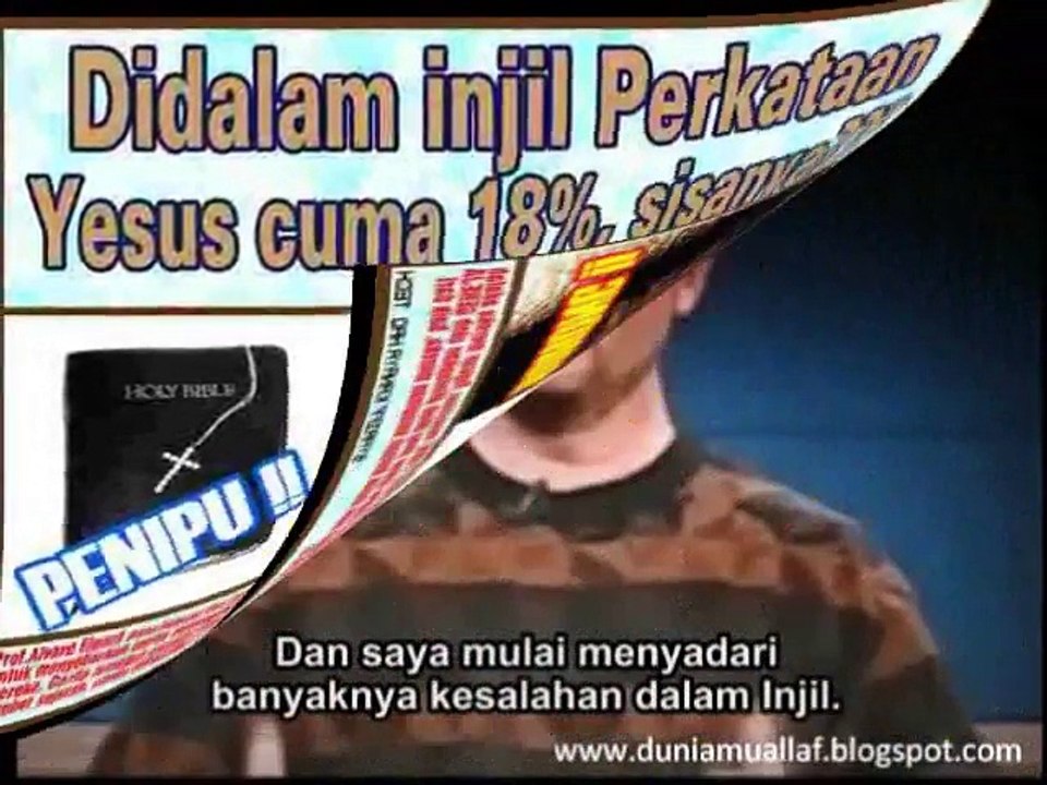 KISAH MUALLAF 11 PASTOR INTERNASIONAL ׃ “Ayat - Ayat Injil Sudah Di Rubah Oleh Manusia.“