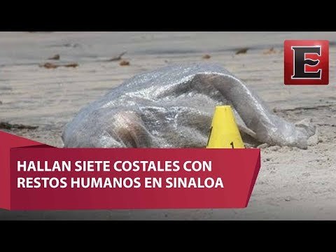 Hallan costales con restos humanos en Sinaloa