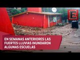 Suspenden clases en Oaxaca por fuertes lluvias