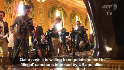 Qatar willing to negotiate to end sanctions from Gulf states