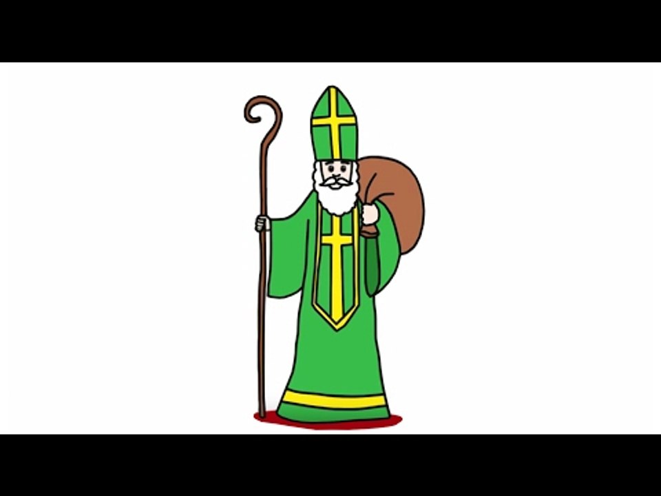 Apprendre à dessiner Saint Nicolas