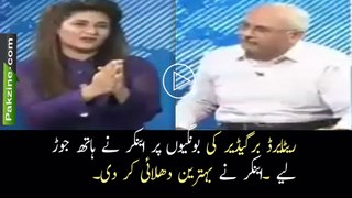 A Retired Brigadier is badly insulted by an Anchor.