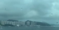 Storm Clouds Roll Over Hong Kong as Typhoon Merbok Nears