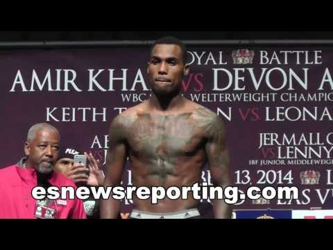 Jermall Charlo vs Lenny Bottai Weigh ins