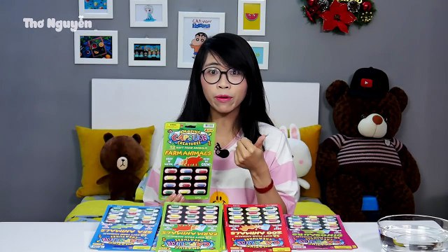ĐỒ CHƠI VIÊN THUỐC KÌ DIỆU - VIÊN THUỐC NỞ RA CÁC CON VẬT ĐÁNG YÊU - THƠ NGUYỄN - THO NGUYEN