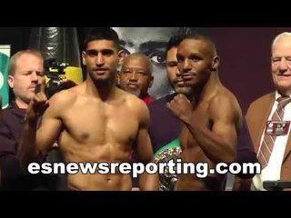 Full Amir Khan vs Devon Alexander Weight Ins + Face Off HD