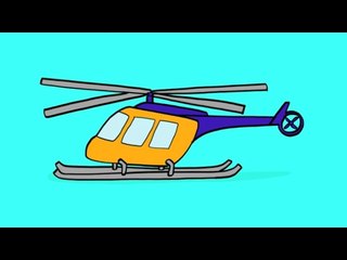 Apprendre à dessiner un hélicoptère