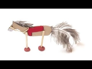 Fabriquer un cheval en carton