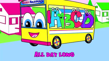 'The Wheels On The Bus' _ Yellow Bus Version _ Kids