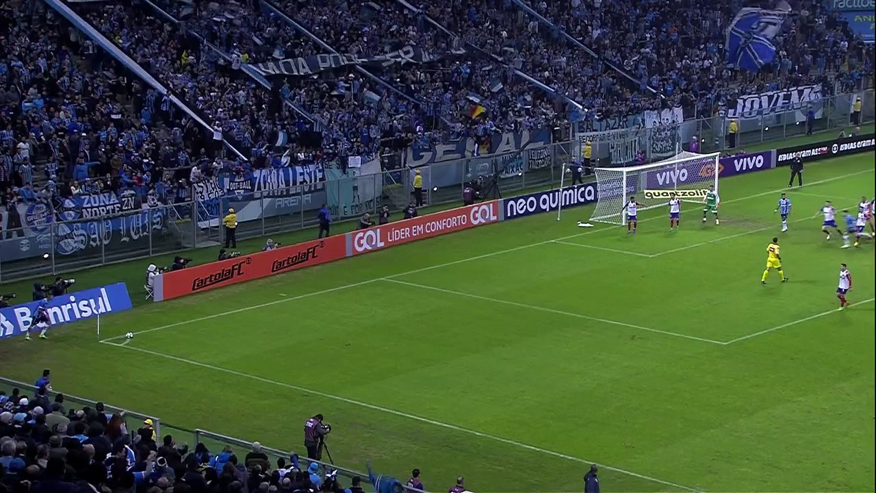 Gol do jogo - Grêmio 1x0 Bahia - Campeonato Bra...