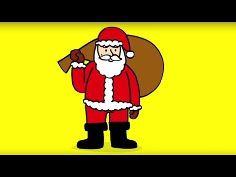 Apprendre à dessiner un Père Noël - How to draw a Santa Claus
