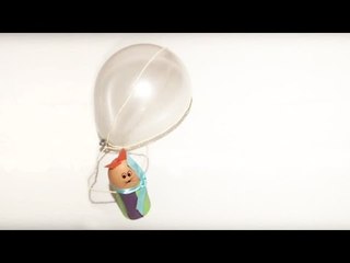 Fabriquer un lapin de Pâques en montgolfière