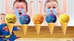 Bad Baby Crying and Learn Colors - Colorful Lollipops Finger Family Song Collection