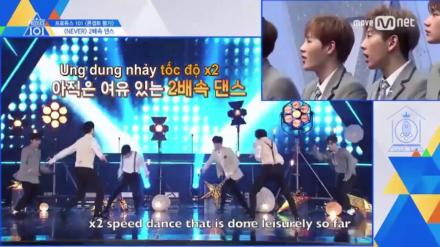 [Nasa Subteam][Vietsub] Produce 101 Season 2 - NEVER x2 SPEED DANCE!