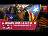 Cataluña desafía a gobierno español y anuncia referéndum sobre su independencia