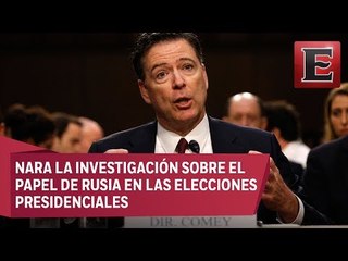 Audiencia del James Comey, exdirector del FBI, ante el Senado estadounidense