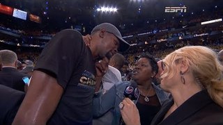 Kevin Durant Postgame Interview - Game 5 | Cavaliers vs Warriors | June 12, 2017 | 2017 NBA Finals