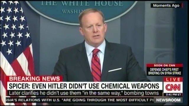 Sean Spicer COMPARES Hitler To Assad _ What's Trending Now!
