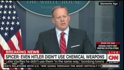 Sean Spicer COMPARES Hitler To Assad _ What's Trending Now!