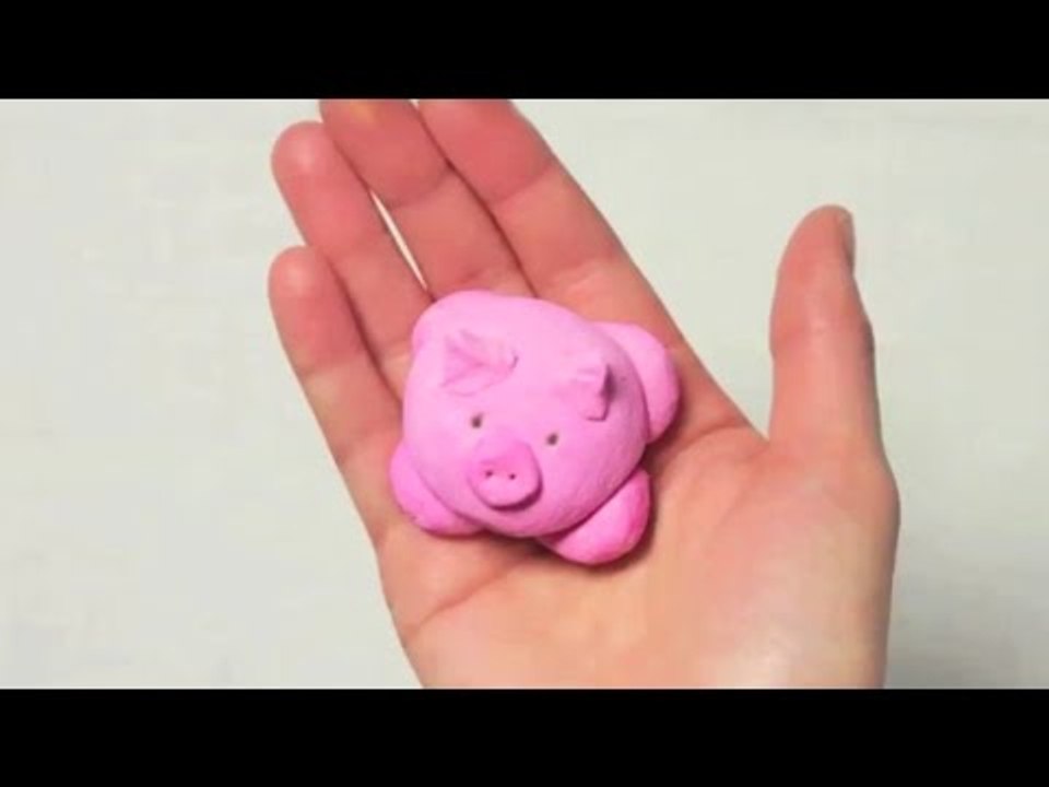 Fabriquer un cochon en pâte à sel ? Recette de pâte à sel et peindre la pâte à sel