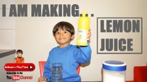 How To Make Lemonade Easy Steps for Kids  Making Lemon Juice