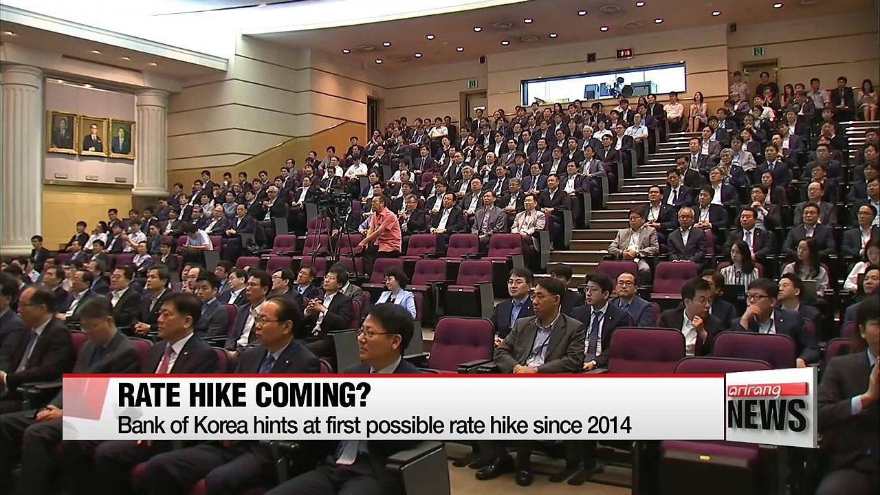 Bank of Korea hints at first possible rate hike since 2014</b>