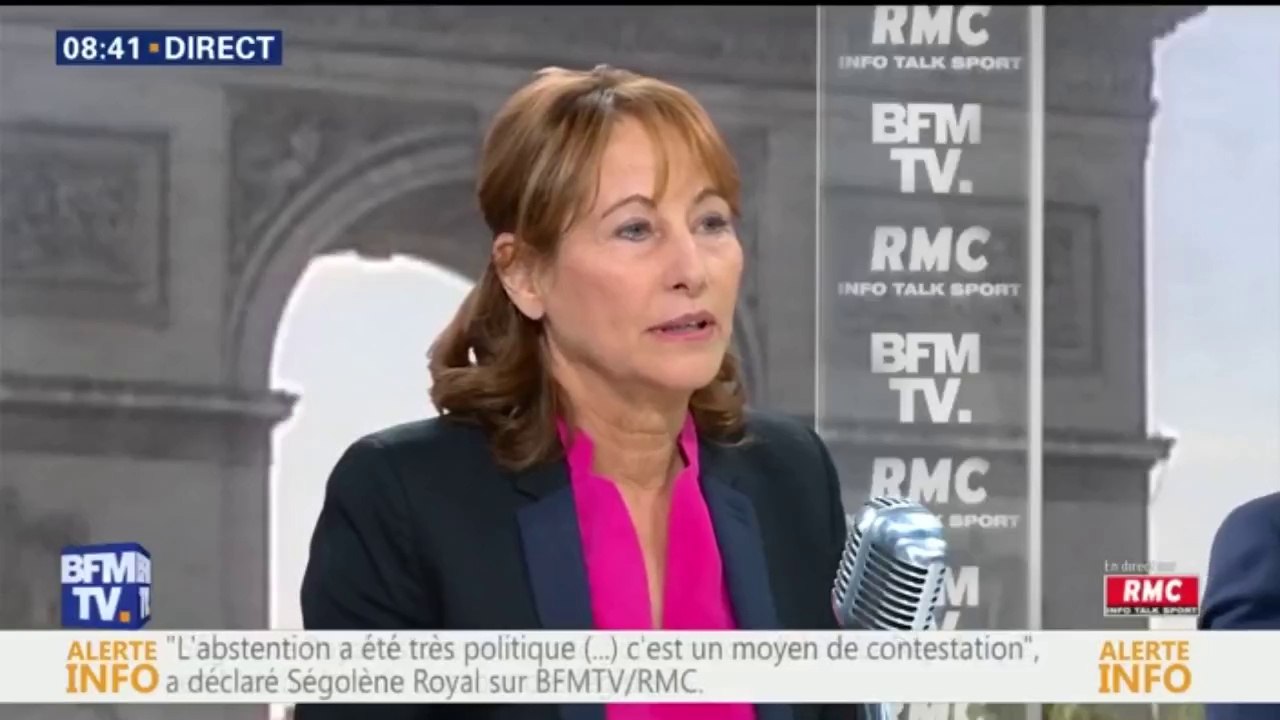 Pour Ségolène Royal, "le Parti socialiste a perdu les raisons de sa création"