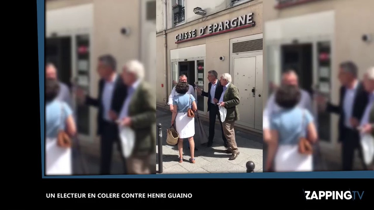 Législatives 2017 - Henri Guaino : Un électeur en colère s’en prend au député sortant en pleine rue (Vidéo)