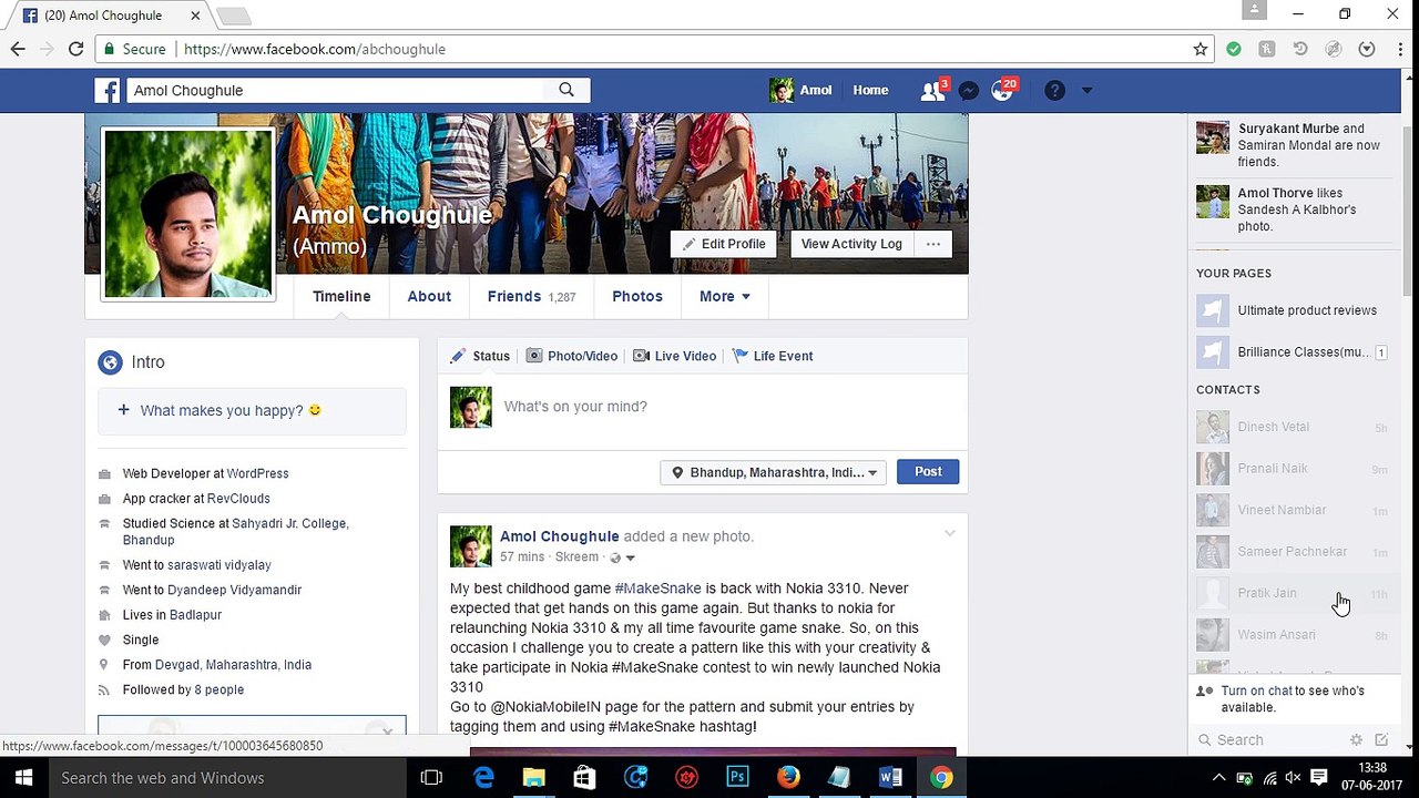 How to tag pages in facebook post