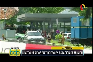 Alemania: cuatro heridos en un tiroteo en estación de trenes de Múnich
