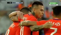 Eduardo Vargas GOAL HD - Romania 0-1 Chile 13.06.2017