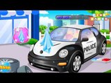 Car Games 2017 ♫Police Car Wash ♫ Kids Games