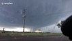 Timelapse of tornado warned storm forming in Wyoming