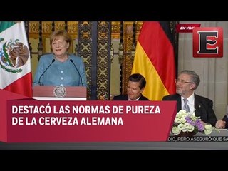 Cena en Palacio Nacional en honor de la visita de Angela Merkel