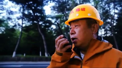 Nanhu Bridge demolished in 3.5 seconds