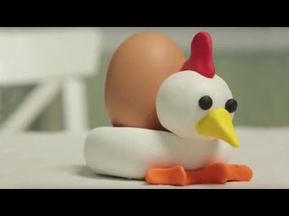 Fabriquer un coquetier poule en pâte Fimo