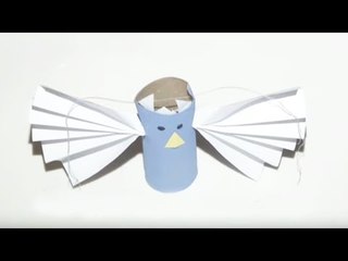 Fabriquer un oiseau en carton