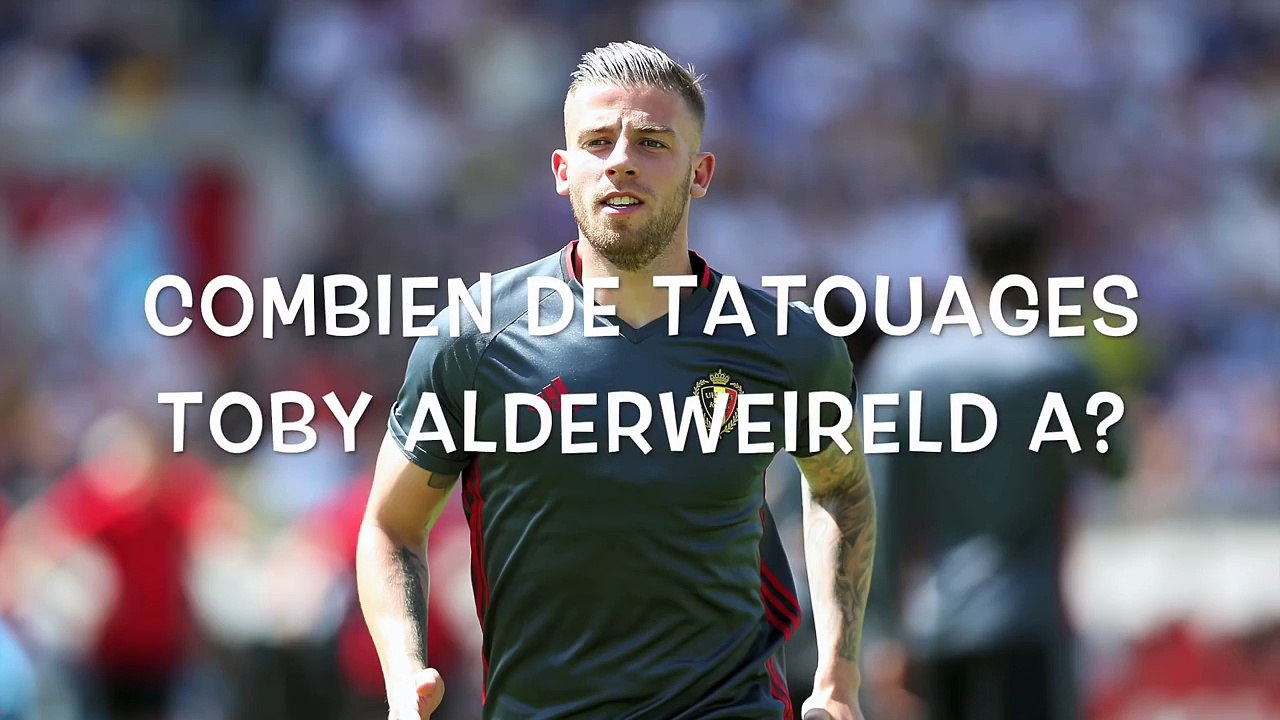 Même Toby Alderweireld ne sait même pas combien il a de tatouages!