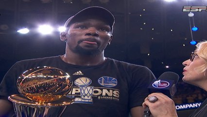 Kevin Durant and Stephen Curry Post Game Interview - NTSC