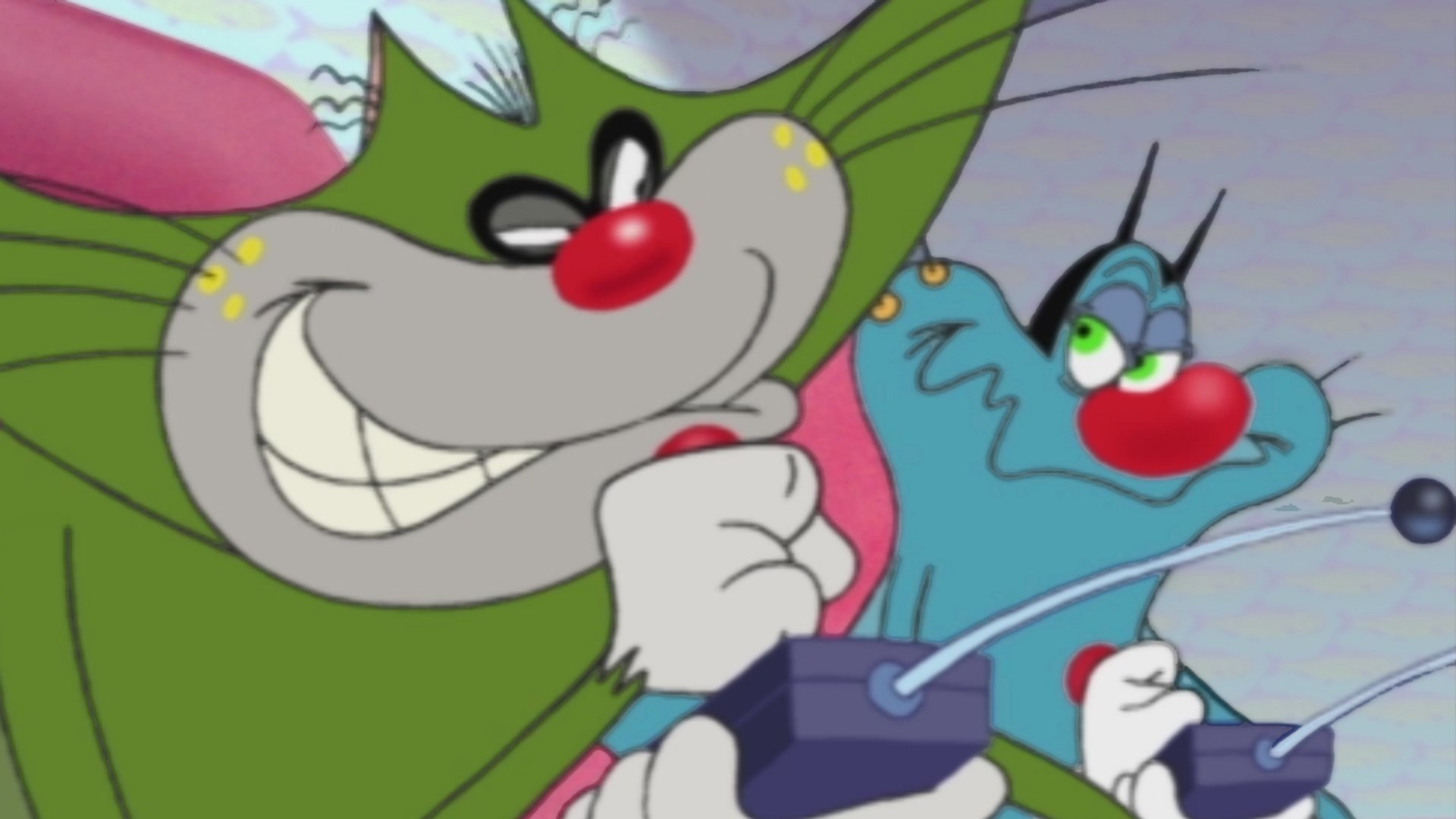 Oggy and the Cockroaches - Race to the finish! (S01E62) Full Episode, image size:1920x1080