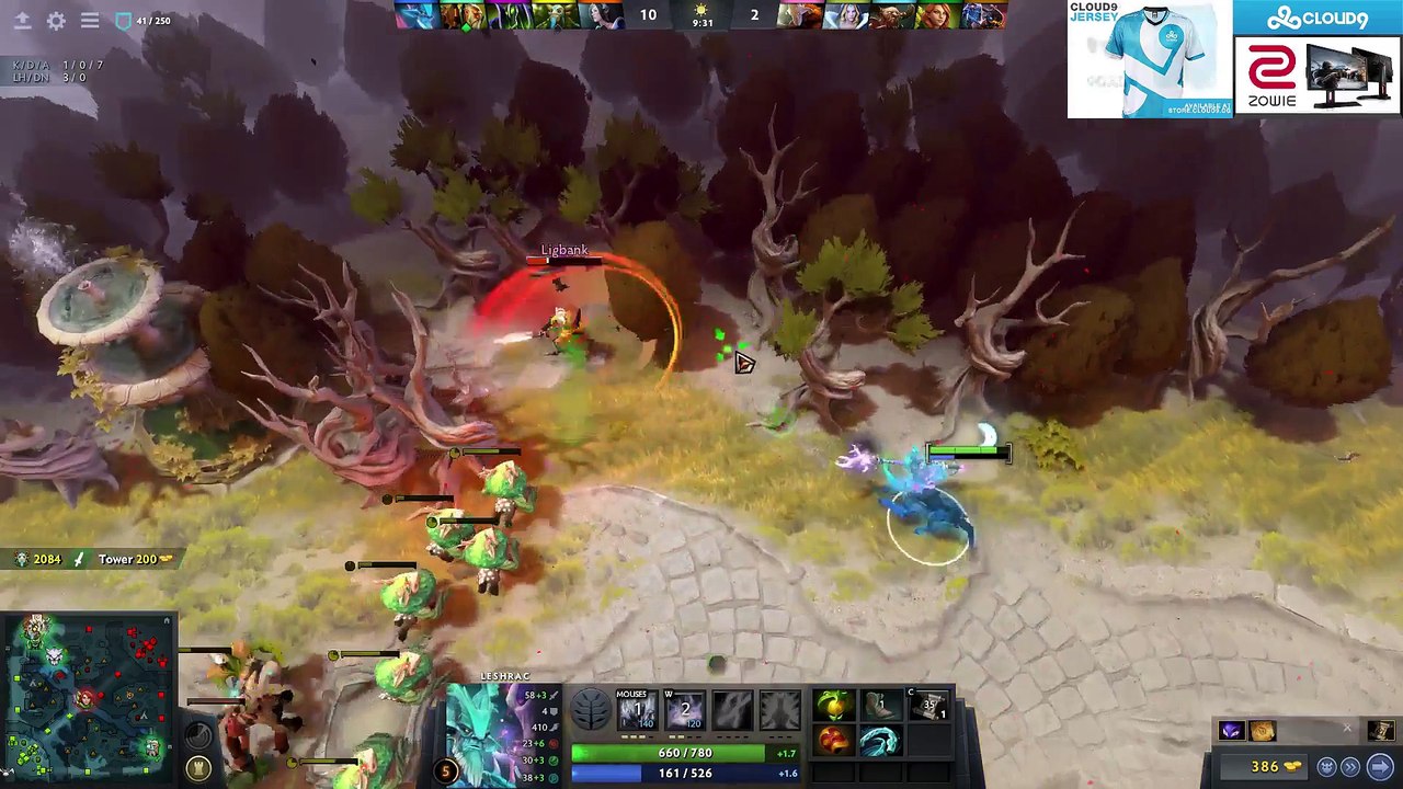 Dota 2: Singstack bullies small man with sword in woods