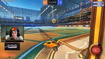 Rocket League: Metsänauris hitting a sick shot.