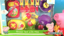 Peppa Pig Dinette et Pâte à Modeler Softee Dough Jouets pour Enfants