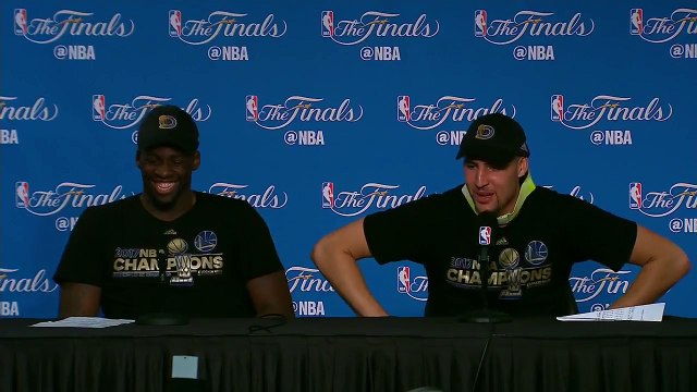 【NBA】Draymond Green & Klay Thompson Postgame Interview Game 5 Cavs vs Warriors June 12,2017