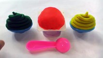 Play-Doh Ice Cream Cone Surprise Eggs _ Spiderman _ Toys Cars _ Lego _ Kids Toddlers-9